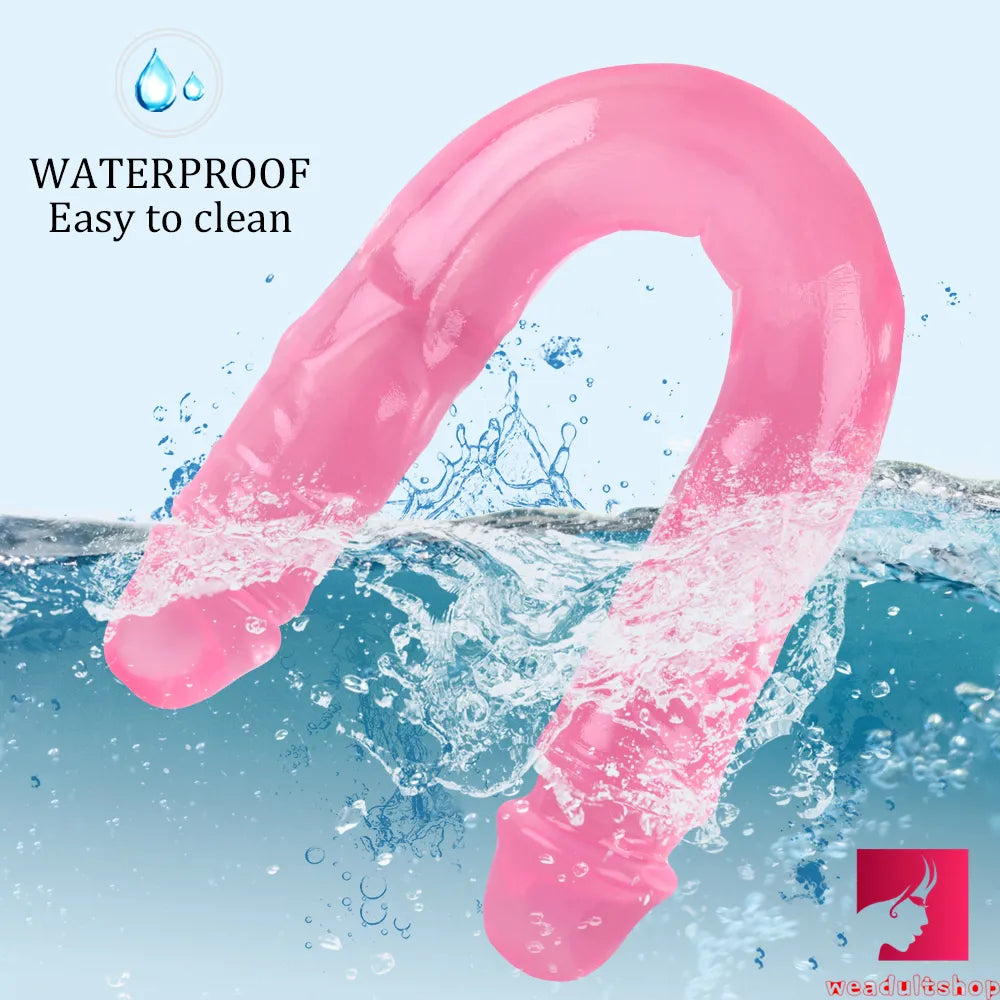 15.55in Women Sex Masturbation Double Ended Dildo Adult Toy