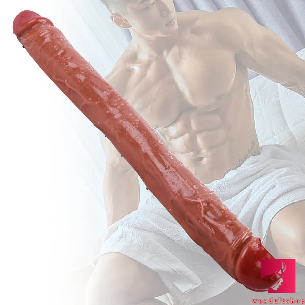 15.55in Women Sex Masturbation Double Ended Dildo Adult Toy