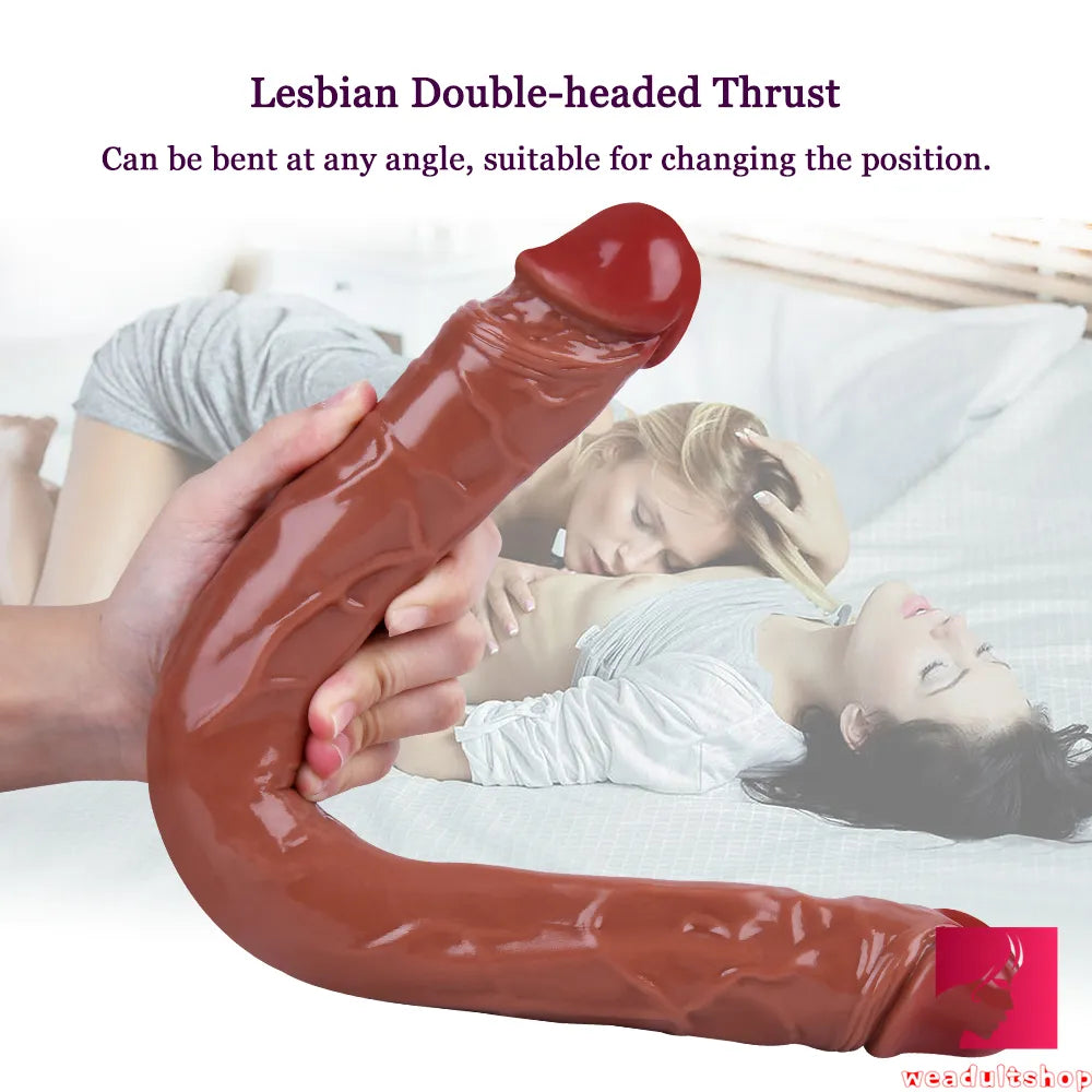 15.55in Women Sex Masturbation Double Ended Dildo Adult Toy