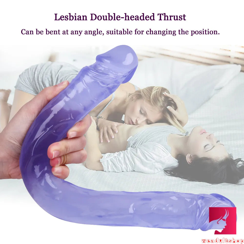 15.55in Women Sex Masturbation Double Ended Dildo Adult Toy