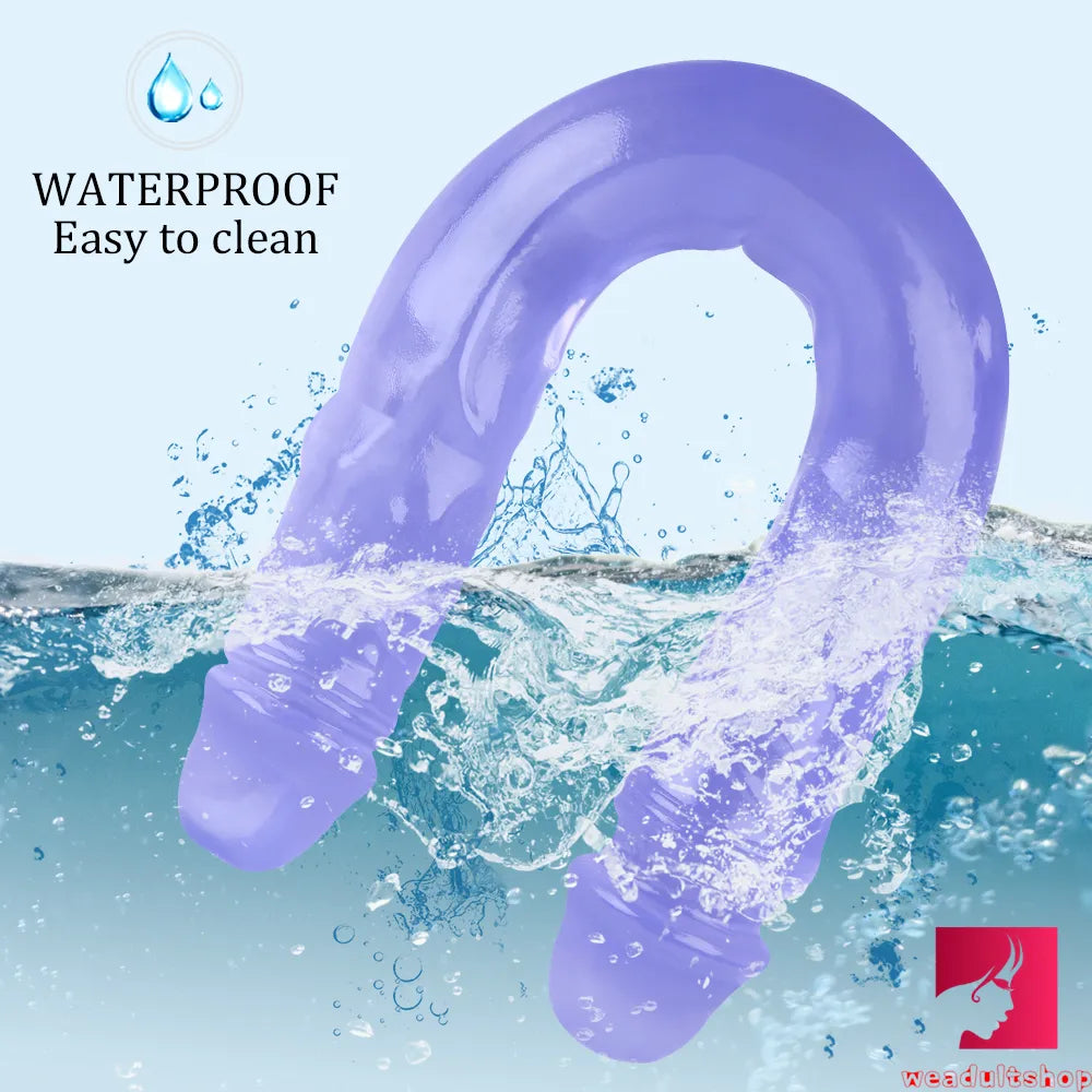 15.55in Women Sex Masturbation Double Ended Dildo Adult Toy