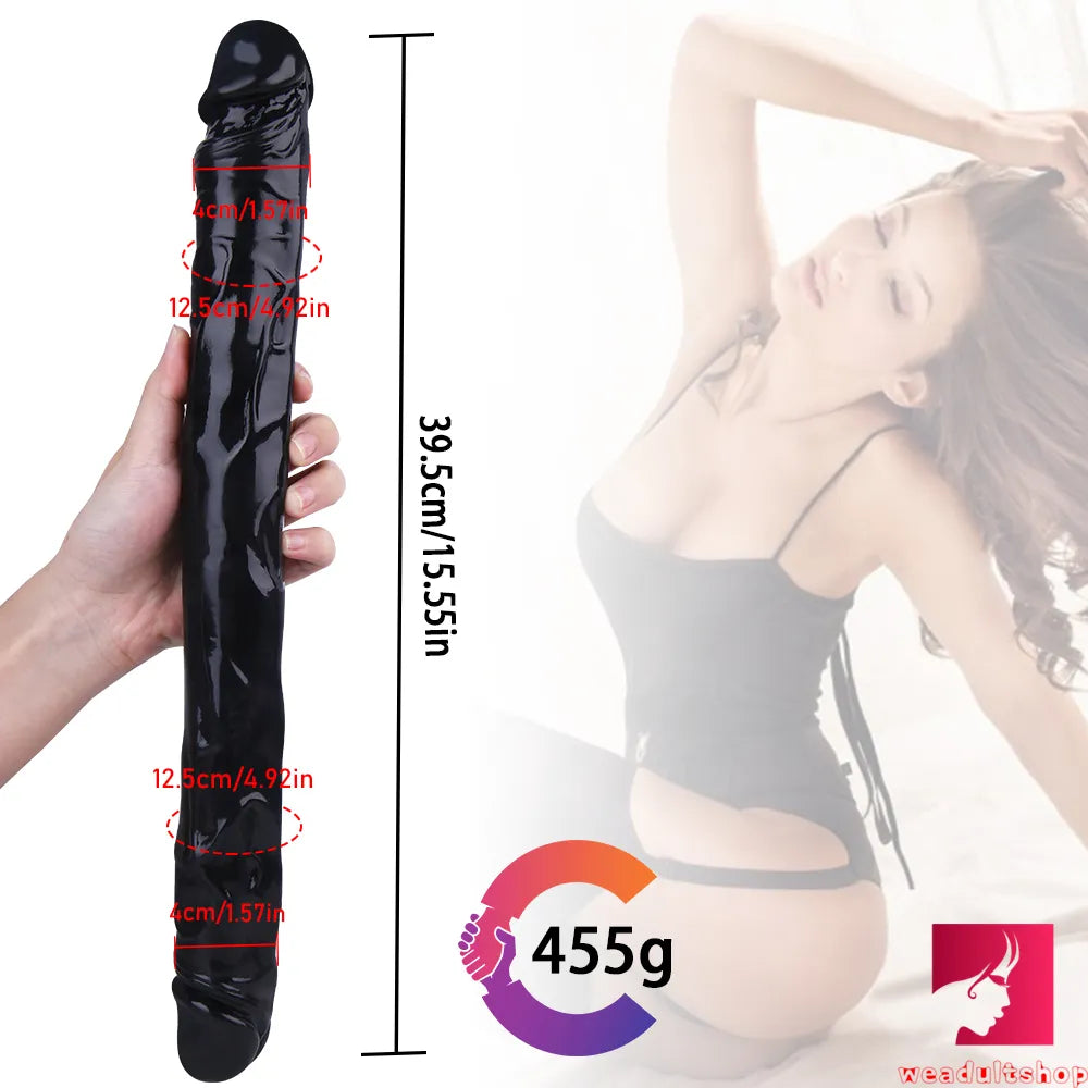 15.55in Women Sex Masturbation Double Ended Dildo Adult Toy