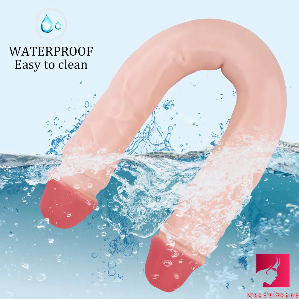 15.55in Women Sex Masturbation Double Ended Dildo Adult Toy