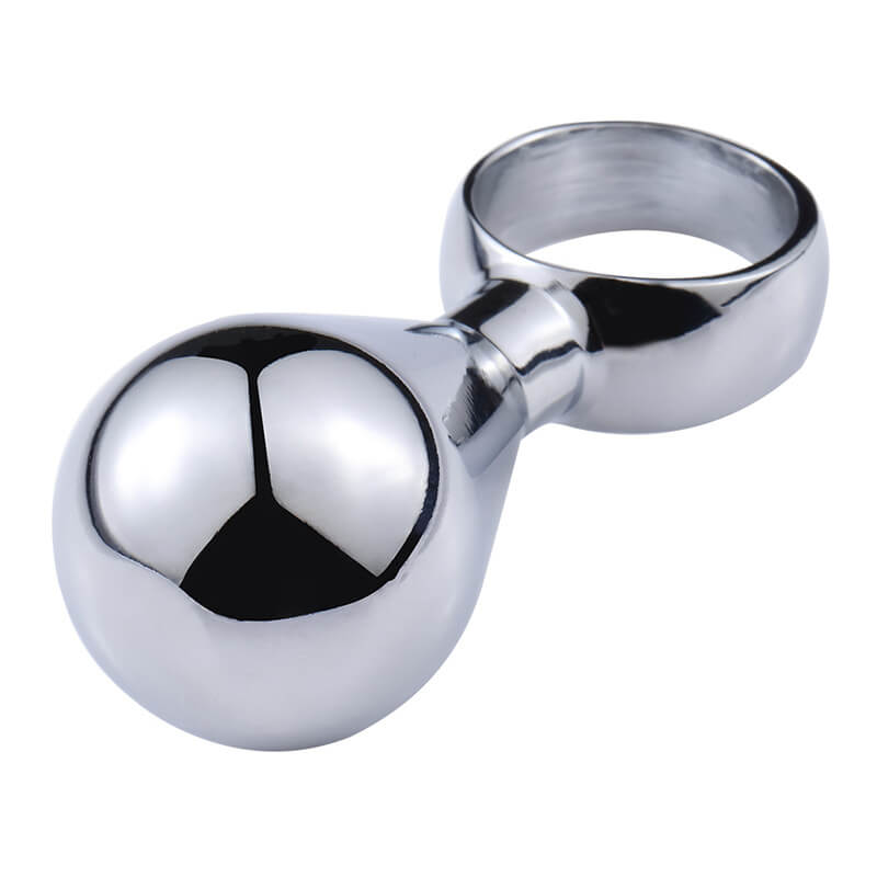 Stainless Steel Pull Ring Anal Plug For Anal Play Weadultshop