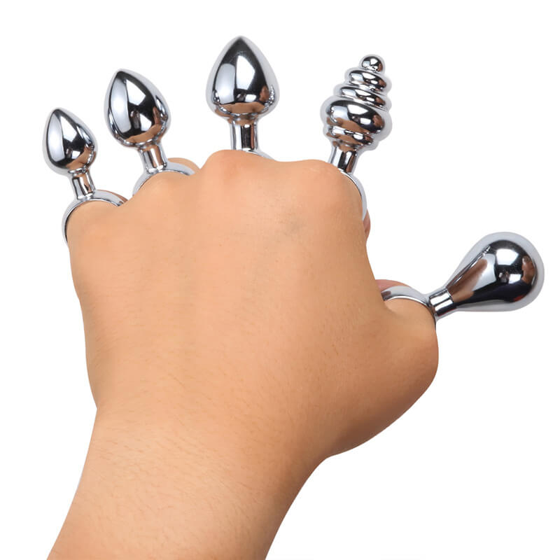 Stainless Steel Pull Ring Anal Plug For Anal Play Weadultshop