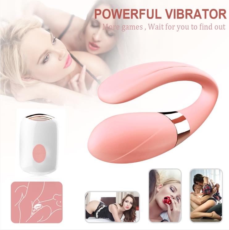 Wireless C Type Vibrator Dual Motors We-vibe G-spot Clitoris Massager - Adult Toys 