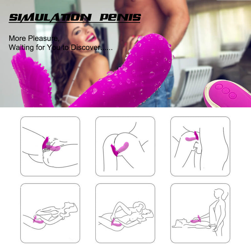 Multi-frequency Remote Control Vibrator Waterproof Anal Plug For Adult - Adult Toys 