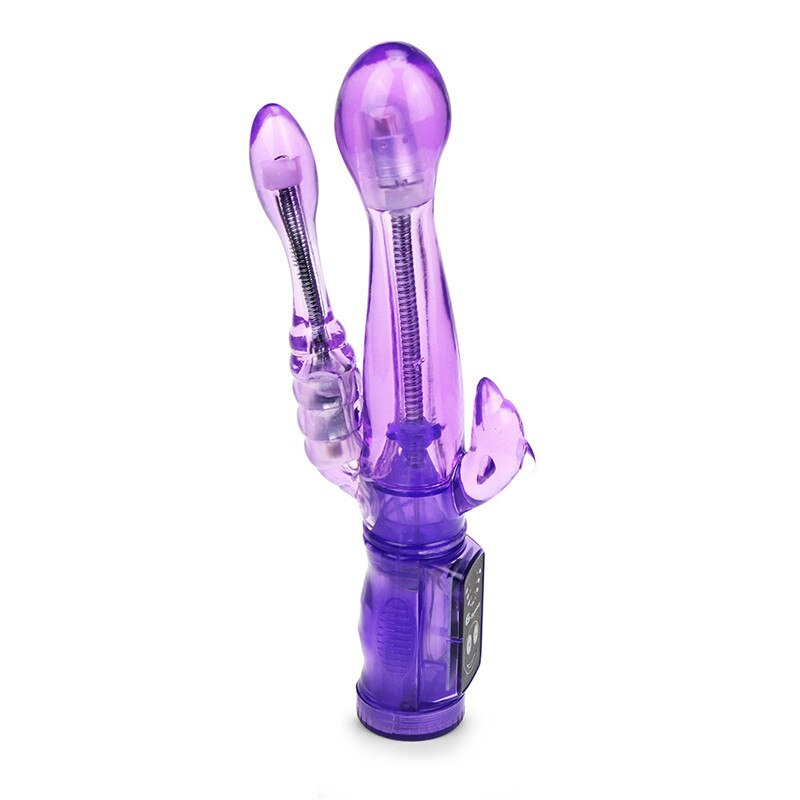 Three-point Clamp Multi-frequency Vibrating Bendable Vibrator Weadultshop