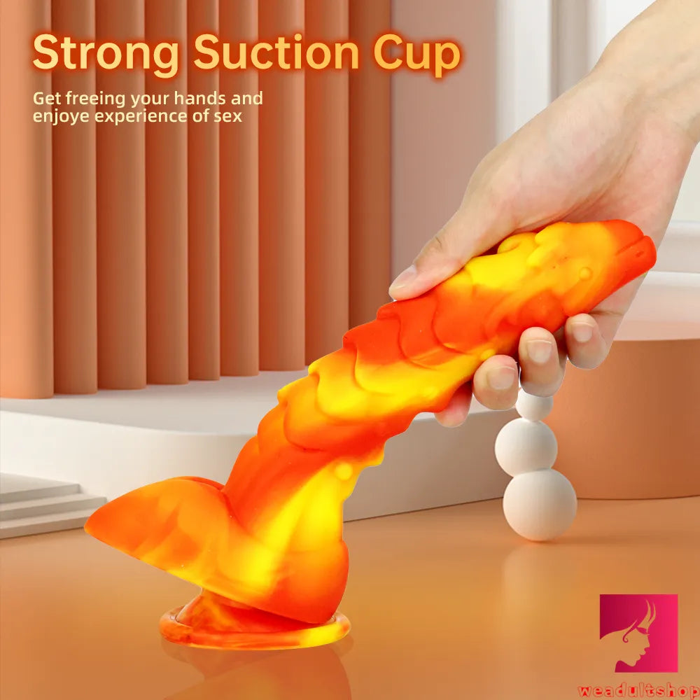9.37in Premium Big Soft Dragon Dildo Adult Love Female Sex Toy
