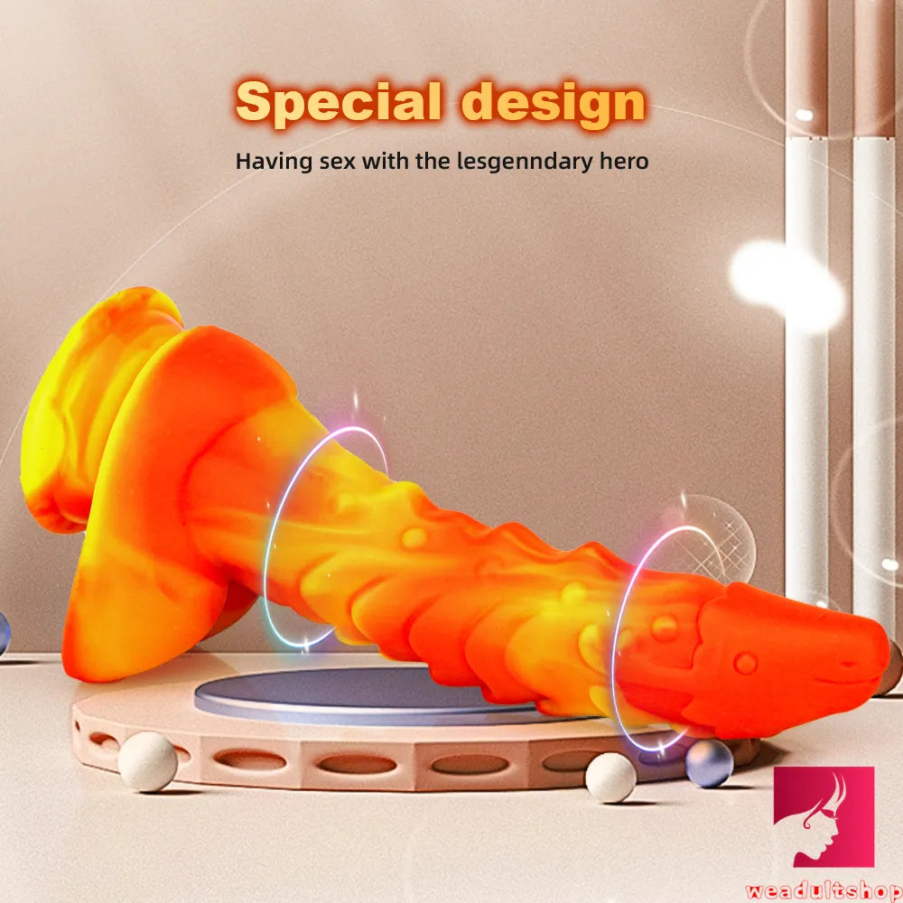 9.37in Premium Big Soft Dragon Dildo Adult Love Female Sex Toy