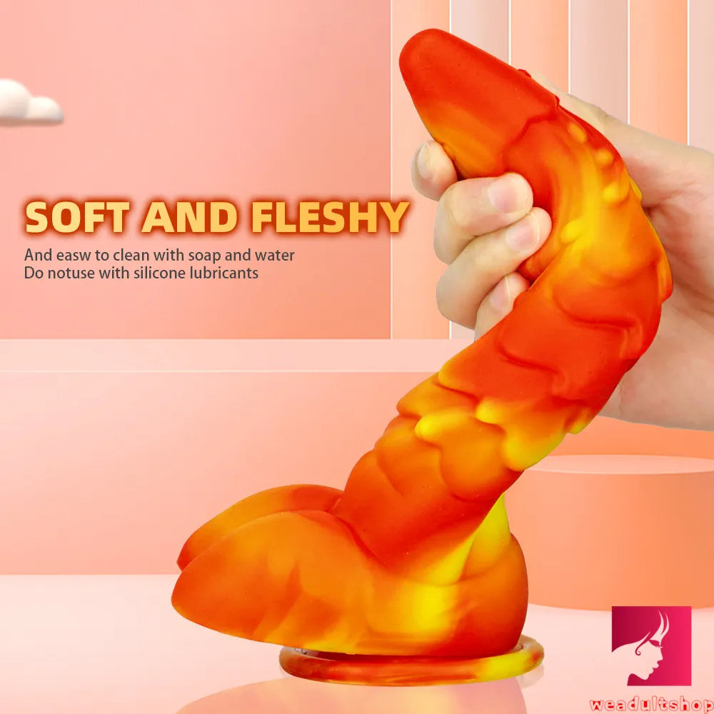 9.37in Premium Big Soft Dragon Dildo Adult Love Female Sex Toy