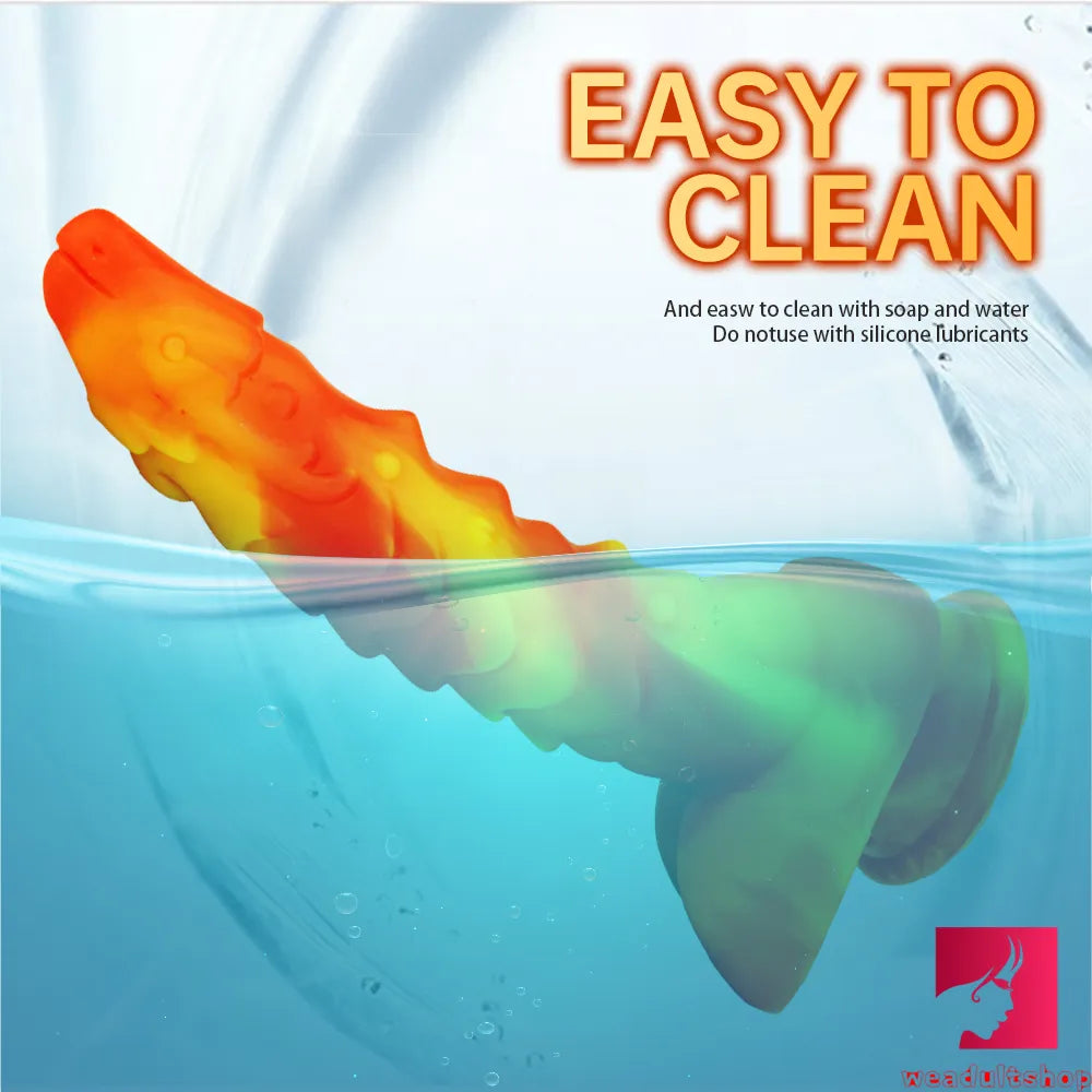 9.37in Premium Big Soft Dragon Dildo Adult Love Female Sex Toy