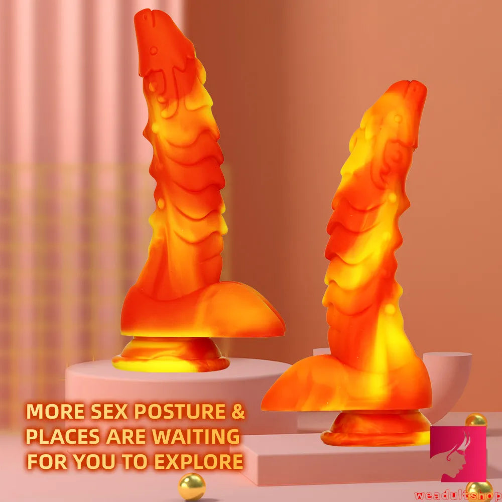 9.37in Premium Big Soft Dragon Dildo Adult Love Female Sex Toy