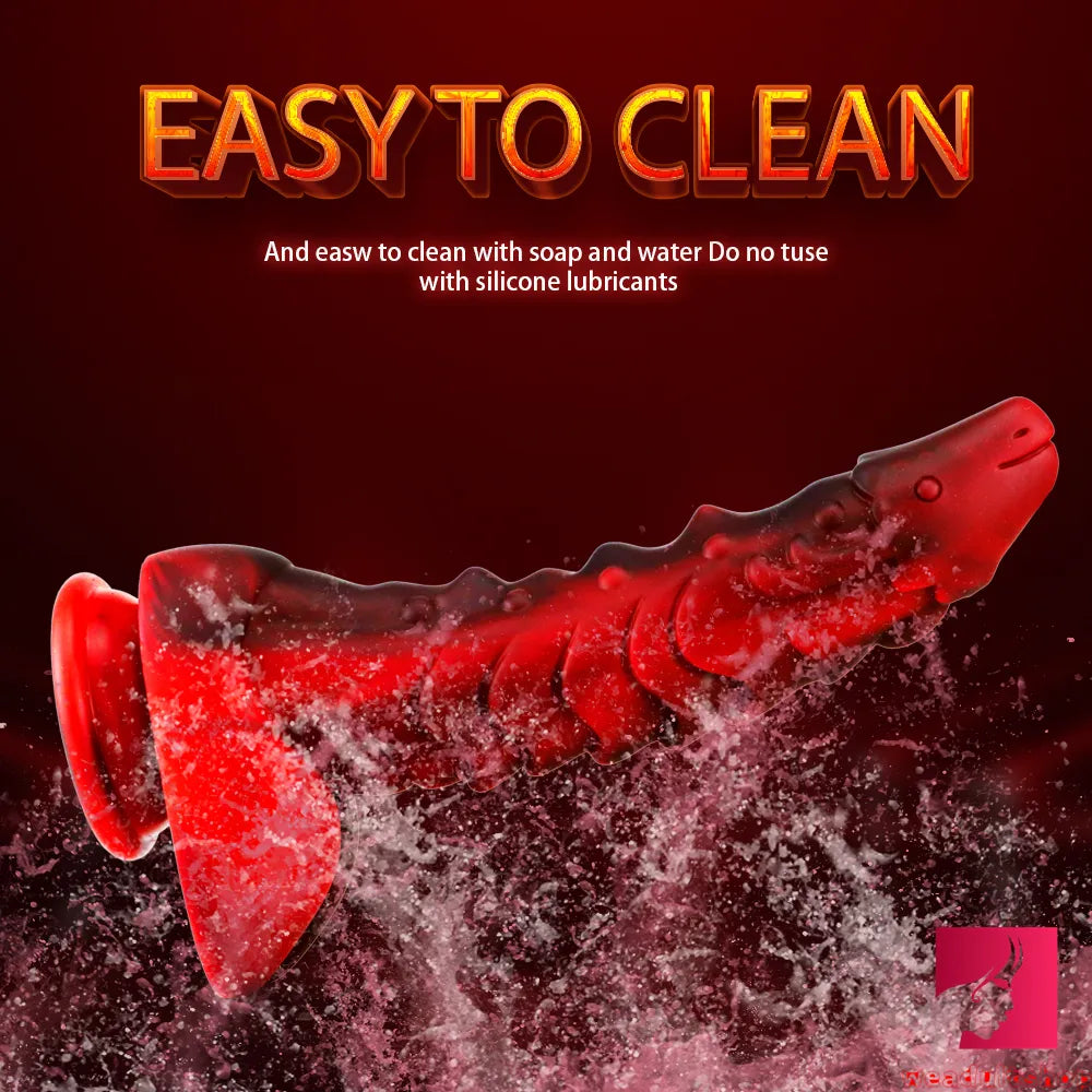 9.37in Premium Big Soft Dragon Dildo Adult Love Female Sex Toy