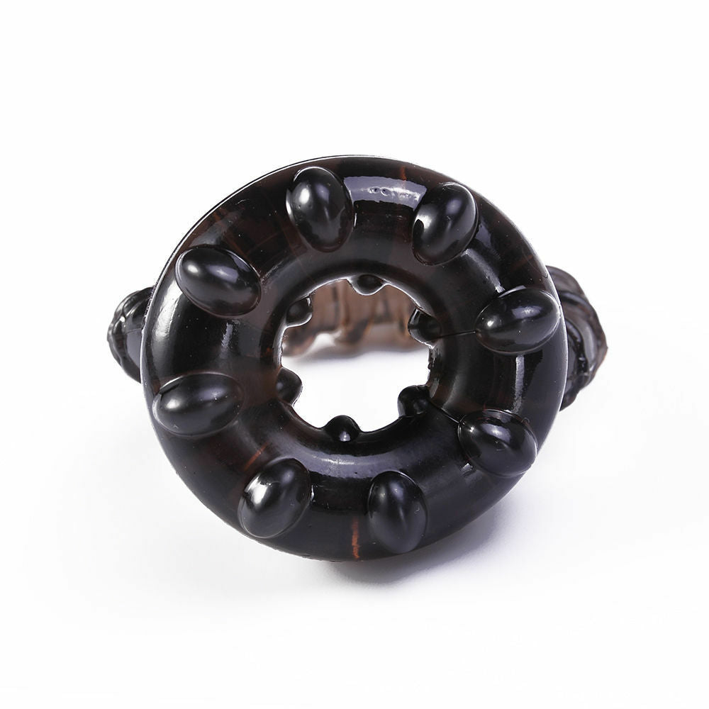 Soft Silicone Dual Cock Ring Time Delay Ejaculation Men Sex Toy - Adult Toys