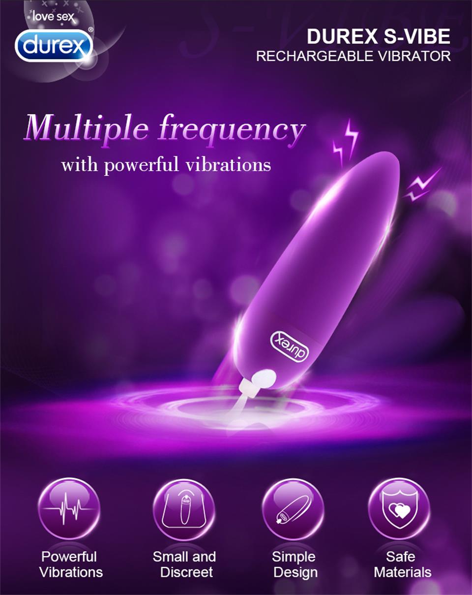Durex S-VIBE Bullet Wireless Vibration Jump Egg For Women Durex S-VIBE Bullet Wireless Vibration Jump Egg For Women