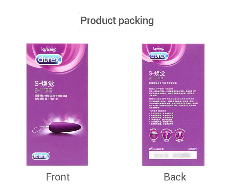 Durex S-VIBE Bullet Wireless Vibration Jump Egg For Women - Adult Toys