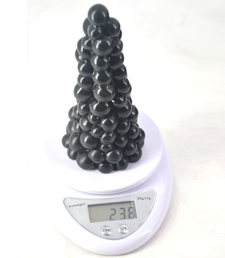 FAAK Grape Realistic Big Anal Plug Beads G-spot Clitoris Dildo Toy - Adult Toys