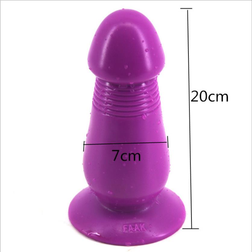 FAAK Big Dildo G-spot Massage Anal Plug Vagina Masturbation For Woman - Adult Toys