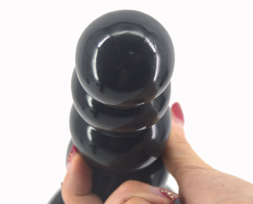 FAAK Big Vegetarian Gelatin Butt Plug Prostate Massager Large Dildo - Adult Toys