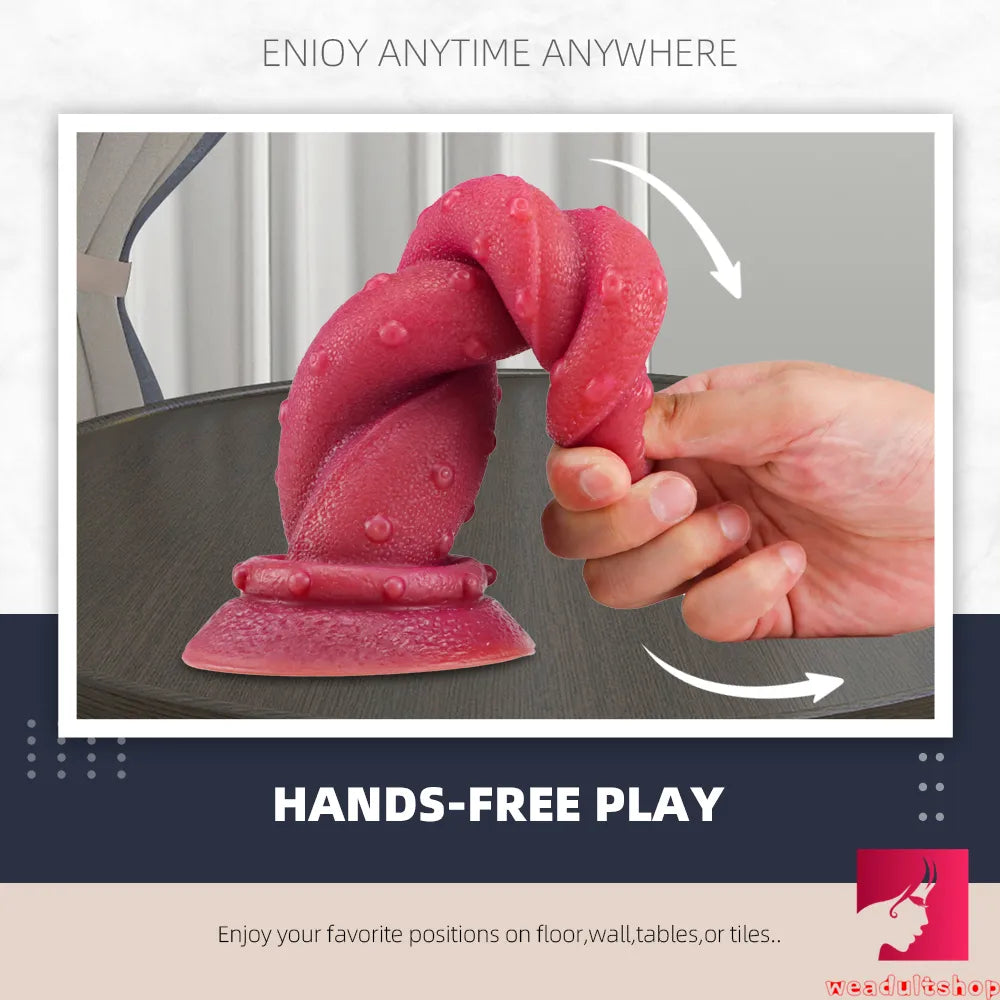 8.66in Fantasy Design Fire Flexible Fake Penis Dildo For Vagina