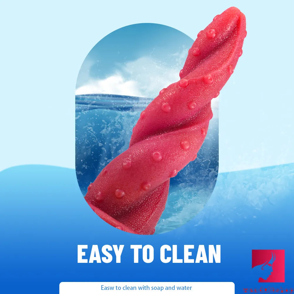 8.66in Fantasy Design Fire Flexible Fake Penis Dildo For Vagina