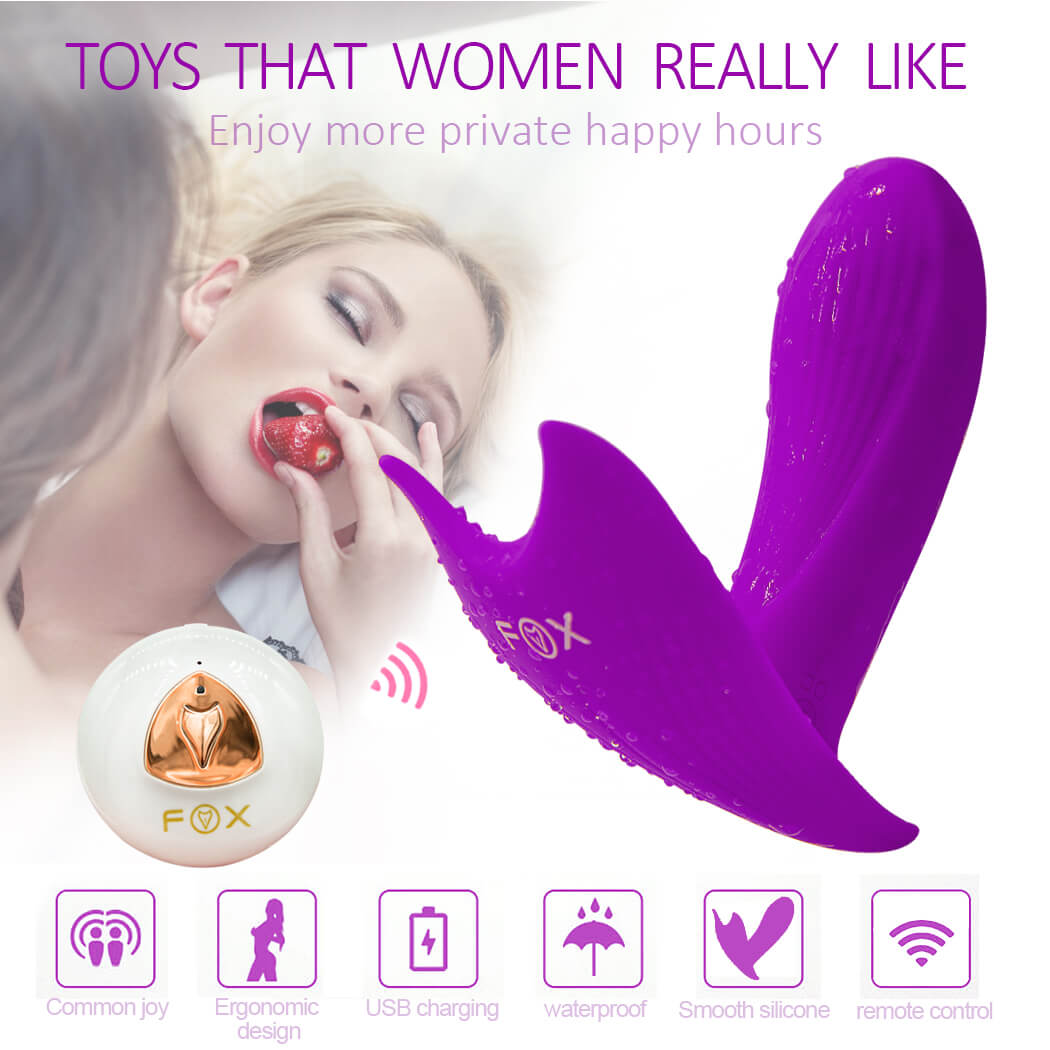 FOX Remote Control Dildo Vibrators Massage Vibrator - Adult Toys