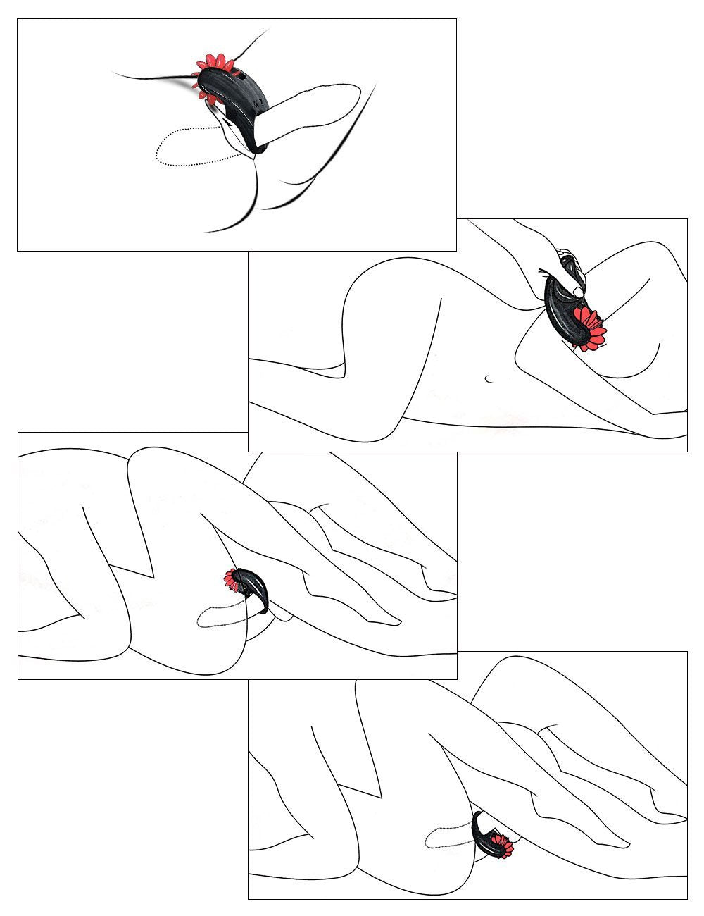 Otouch Penis Ring Electric Tongue Rotation Licking Pussy Massaging Toy - Adult Toys