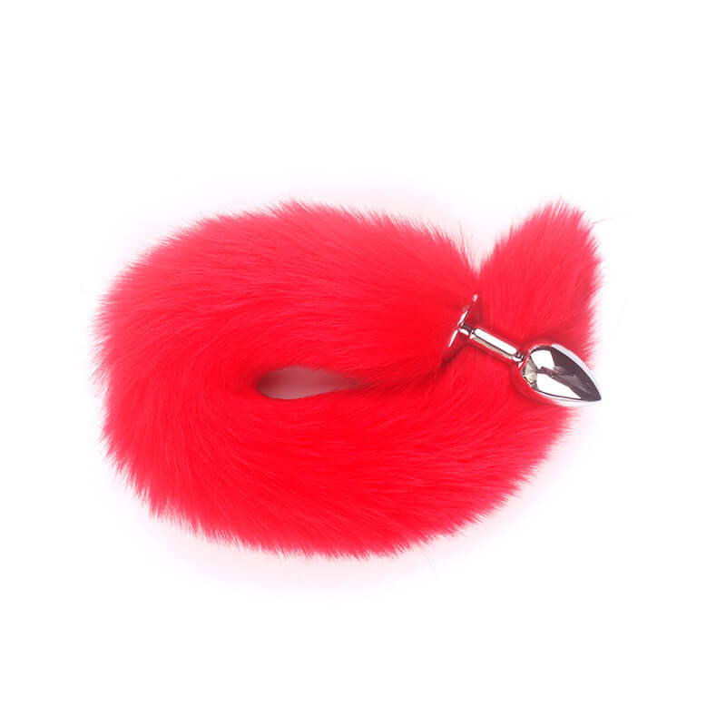 Silicone Fox Tail Anal Plug Jewelry Dildo Sex Toy weadultshop