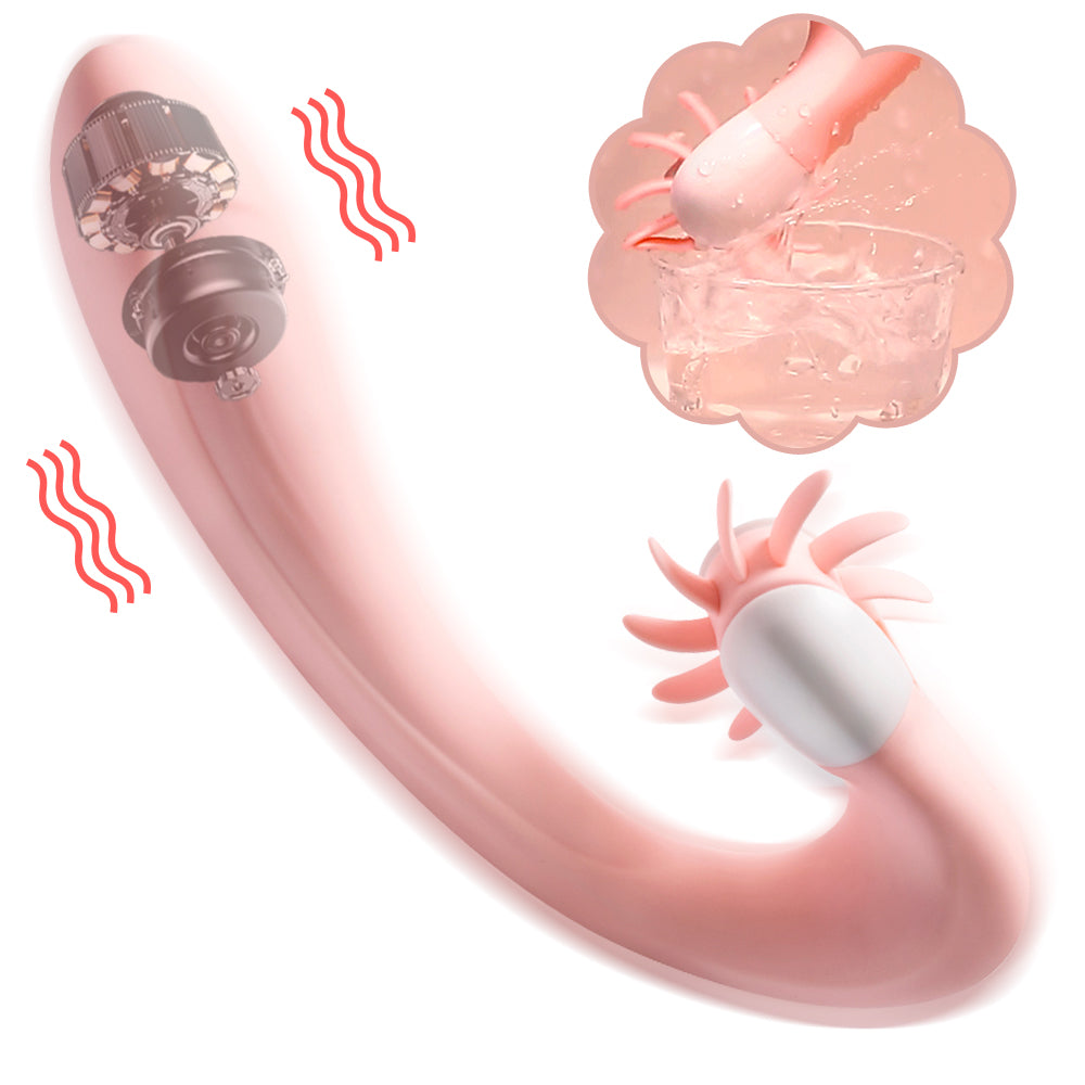 Safiman KYLIN Vibrator Heating Clitrois Licking Rotation Sex Toy - Adult Toys