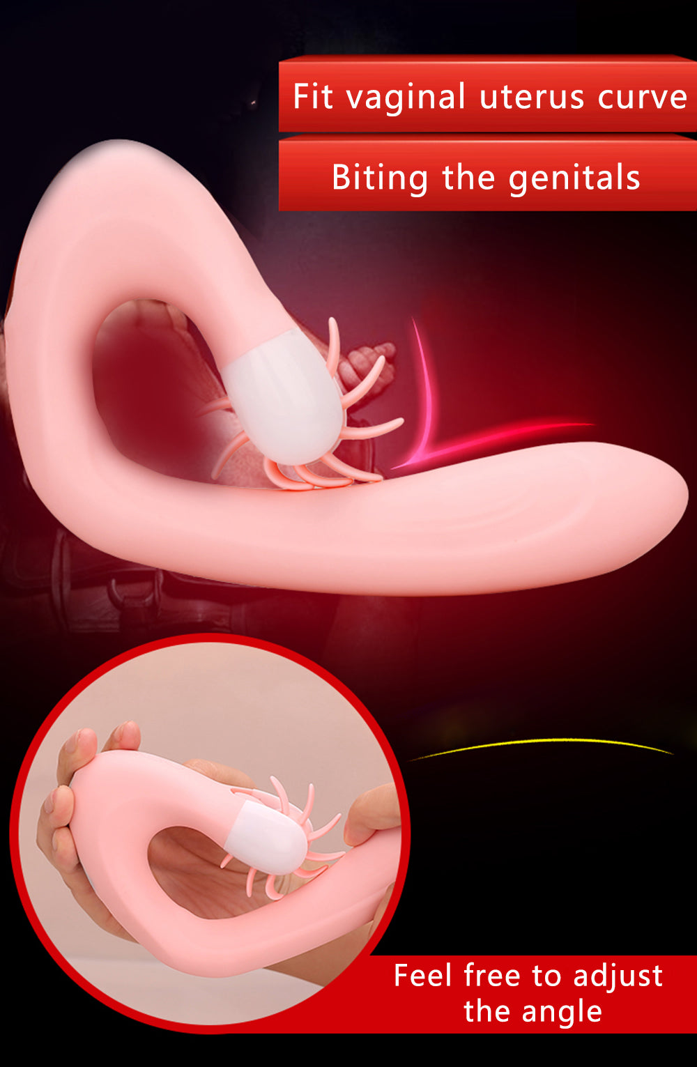 Safiman KYLIN Vibrator Heating Clitrois Licking Rotation Sex Toy - Adult Toys