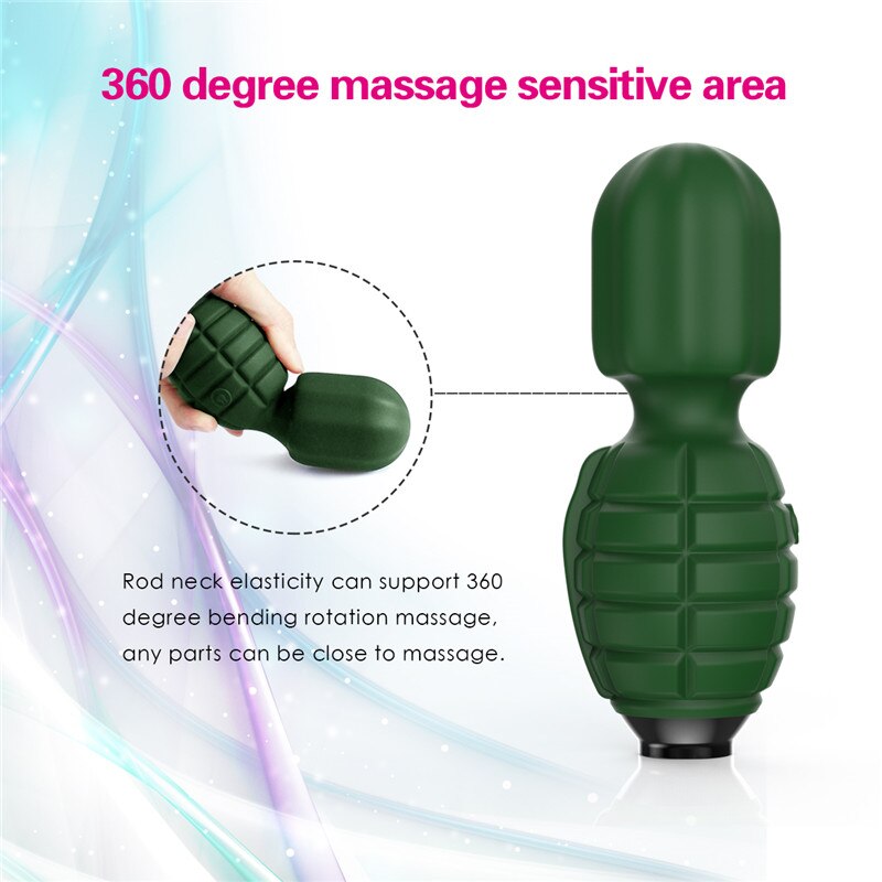 Y.LOVE All-inclusive Waterproof Grenade Vibrator Massager Weadultshop