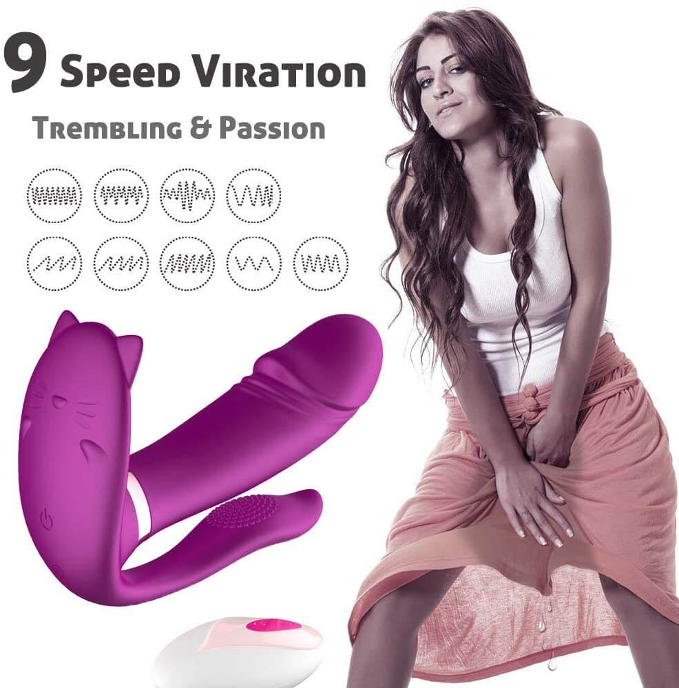 Remote Vibrator Heating Clitoris Dildo For Women - Adult Toys