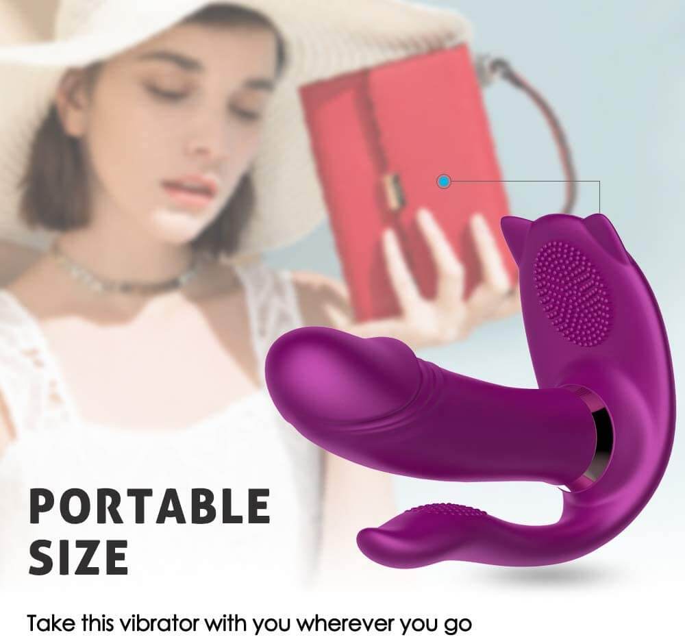 Remote Vibrator Heating Clitoris Dildo For Women - Adult Toys