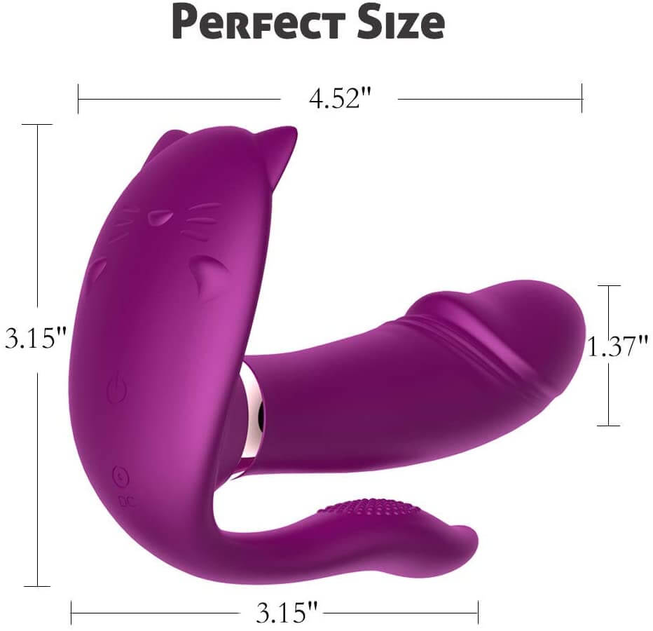 Remote Vibrator Heating Clitoris Dildo For Women - Adult Toys
