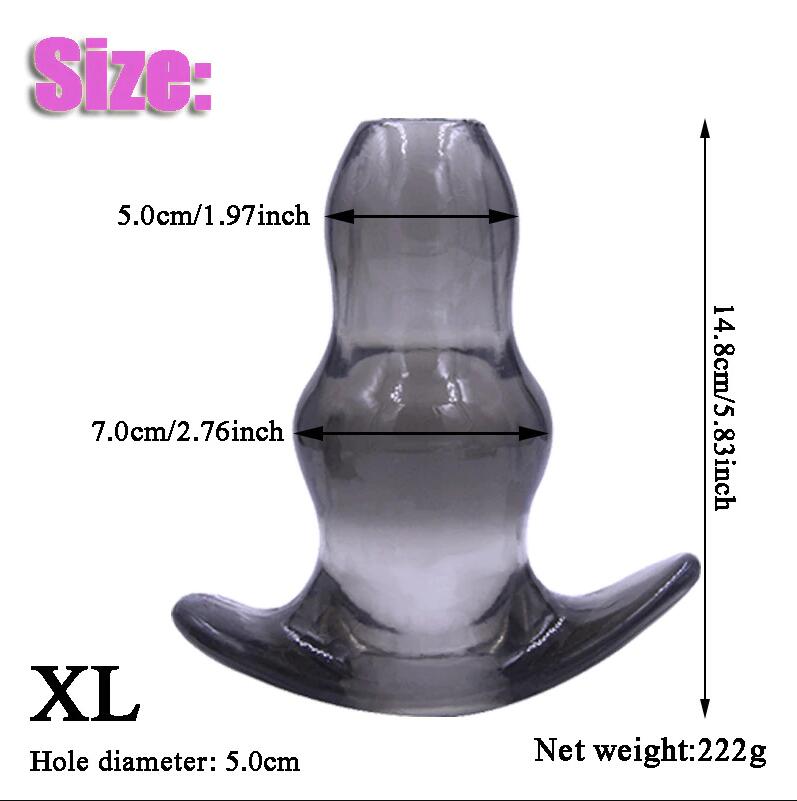 Soft Speculum Hollow Anal Plug Enema Sex Toys For Adults weadultshop