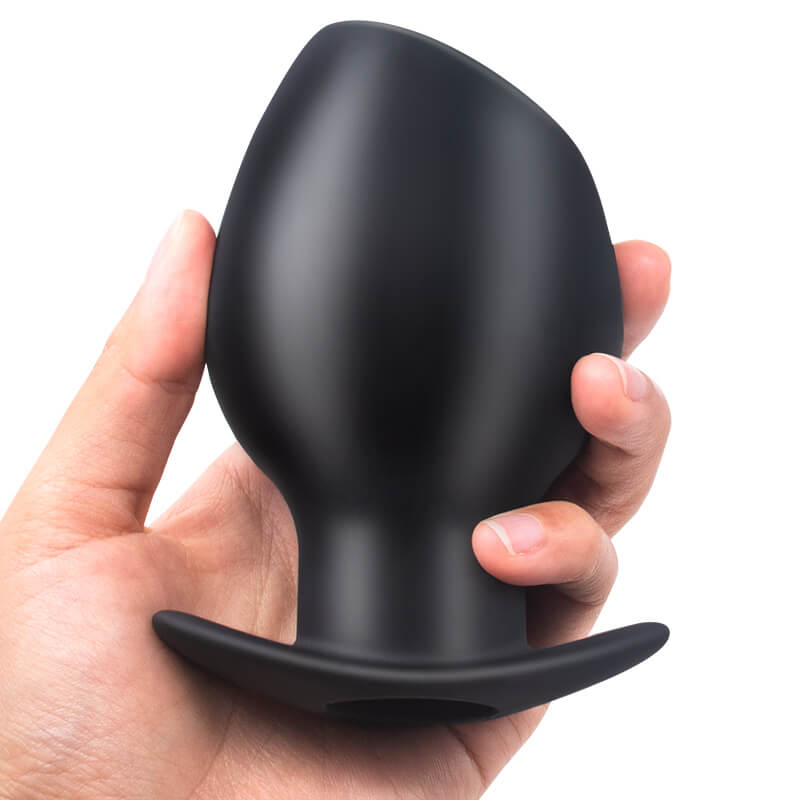 Silicone Hollow Anal Plug For Gay Anus Expanding Cleaning Bdsm Toys weadultshop