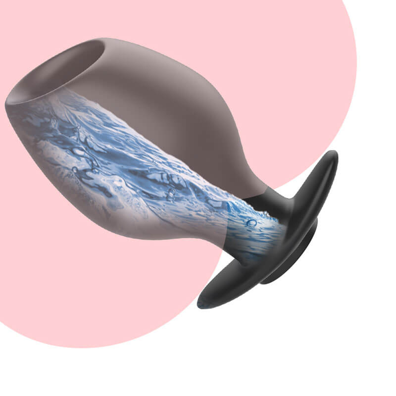 Silicone Hollow Anal Plug For Gay Anus Expanding Cleaning Bdsm Toys weadultshop