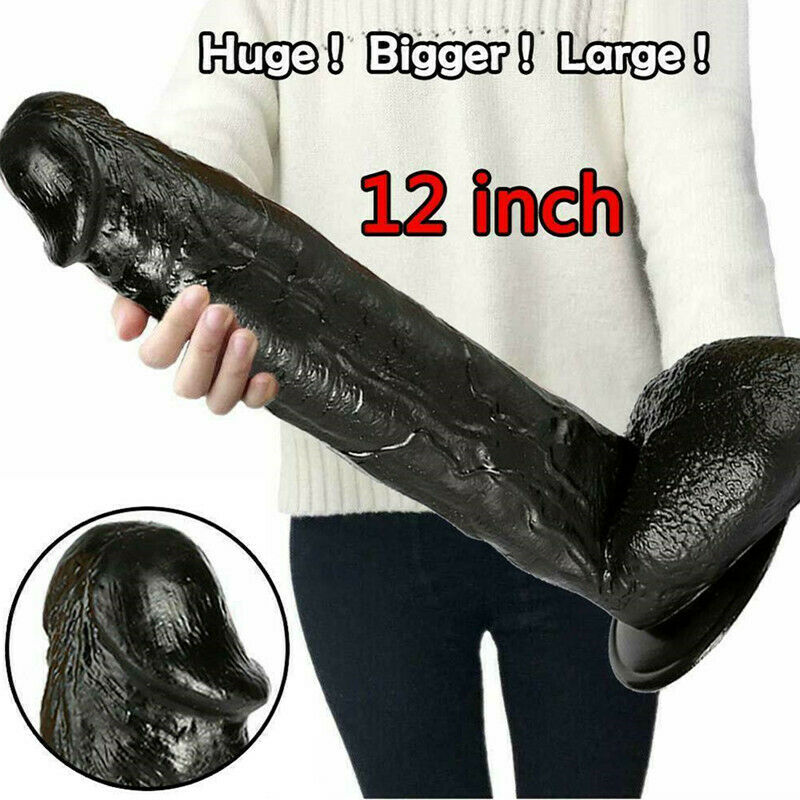 12 Inch Huge Dildo Powerful Suction Base Dong Soft Penis Toy 12 Inch Huge Dildo Powerful Suction Base Dong Soft Penis Toy