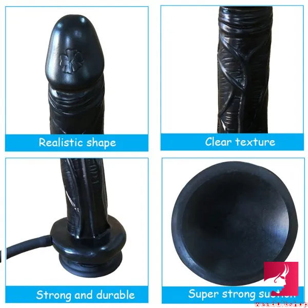 7.67in Real Feeling Inflatable Dildo With Sucker For Women