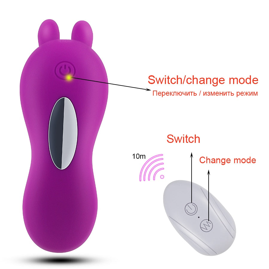 Remote Control Invisible Wearable Vibrator For Women Masturbation Weadultshop