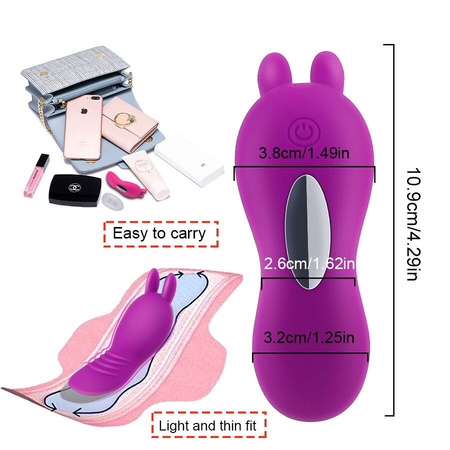 Remote Control Invisible Wearable Vibrator For Women Masturbation Weadultshop