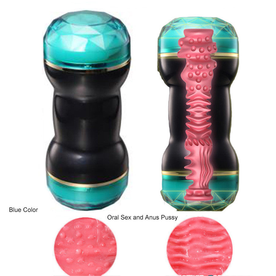 RENDS Japanese Dual Heads Masturbator Oral Pocket Pussy Asshole - Adult Toys