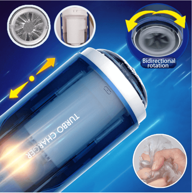 LETEN 4D Automatic Heating Piston Hands Free Masturbator weadultshop