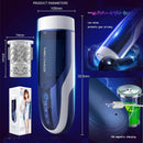 LETEN 4D Automatic Heating Piston Hands Free Masturbator - Adult Toys 