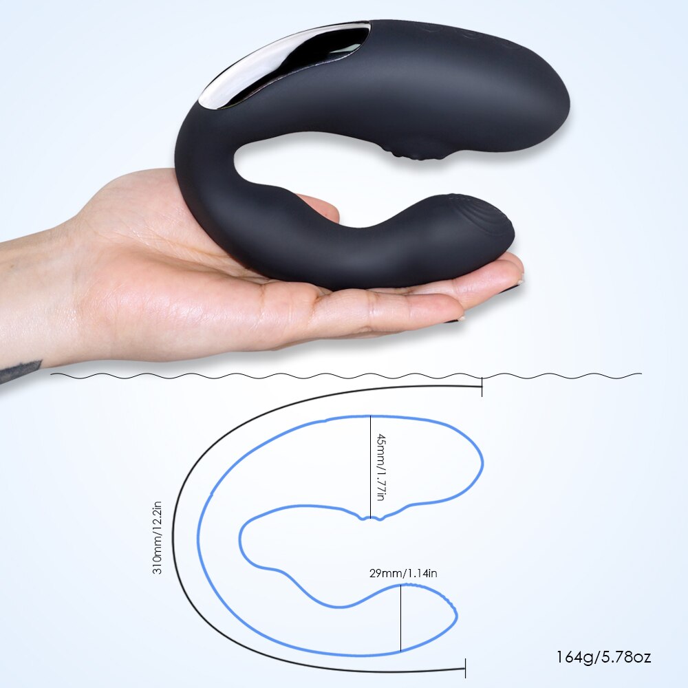 Flower Bud Bluebird Double Motor 36 Frequency Male Massager G-spot Vibrator Weadultshop