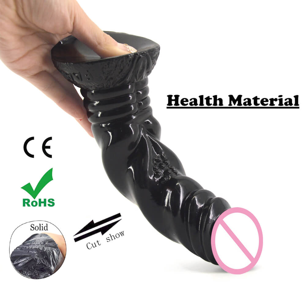 FAAK Large G-spot Stimulation Butt Plug Sex Dildo Suction Base - Adult Toys