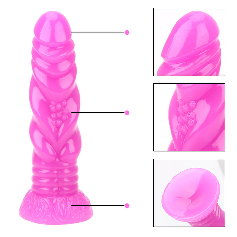 FAAK Large G-spot Stimulation Butt Plug Sex Dildo Suction Base - Adult Toys