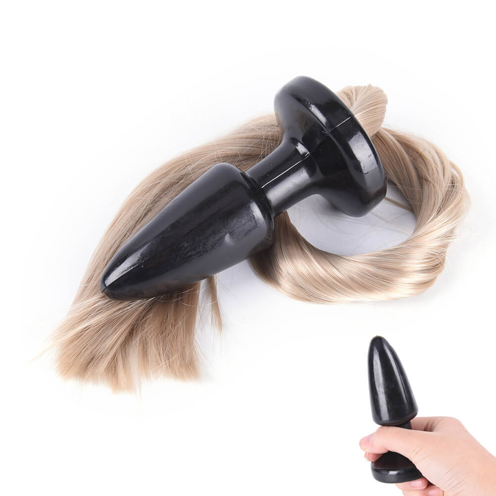 Horse Tail Butt Plug | Pony Rainbow Horse Hair Anal Plugs Horse Tail Butt Plug | Pony Rainbow Horse Hair Anal Plugs