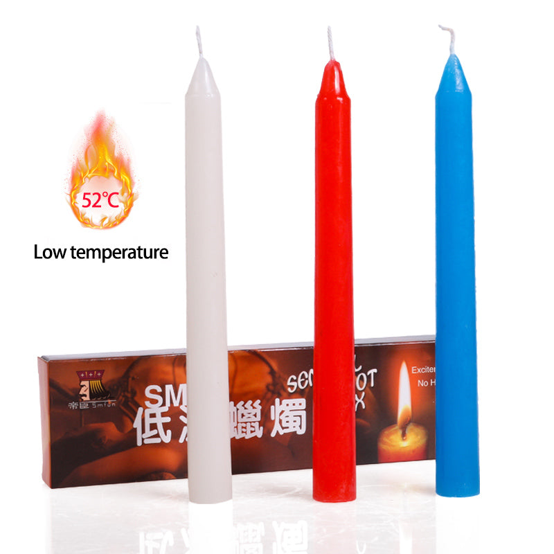 3pcs Fun Low Temperature Candles BDSM For Women Men Sex Toy - Adult Toys